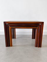 Kai Kristiansen Nesting Tables in Palissander | Denemarken, jaren 60
