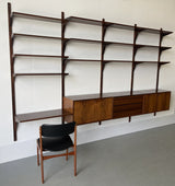 Vintage wandkast Poul Cadovius, System Cado - jaren '60 - palissander