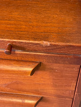 Vintage deens designs secretaire met spiegel van Olholm furniture, jaren '60