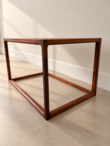 Vintage bijzettafel 'cube' van Kai Kristiansen in palissander, jaren '60
