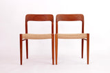 Set van 2 Niels Otto Møller Dining Chairs