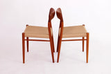 Set van 2 Niels Otto Møller Dining Chairs