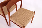 Set van 2 Niels Otto Møller Dining Chairs