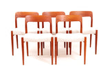Set van 5 Niels O. Møller Eetkamerstoelen