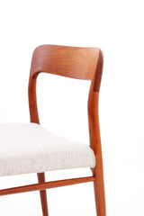 Set van 5 Niels O. Møller Eetkamerstoelen