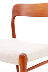 Set van 5 Niels O. Møller Eetkamerstoelen