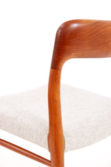 Set van 5 Niels O. Møller Eetkamerstoelen