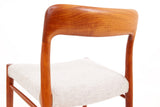 Set van 5 Niels O. Møller Eetkamerstoelen