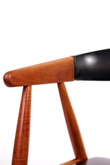 Set van 6 Aksel Bender Madsen & Ejner Larsen Eettafelstoelen