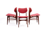 Set van 3 Eetkamerstoelen Louis van Teeffelen