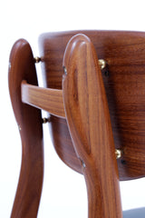 Set van 4 Eetkamerstoelen Louis Van Teeffelen