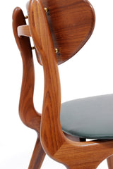 Set van 4 Eetkamerstoelen Louis Van Teeffelen
