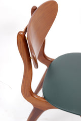 Set van 4 Eetkamerstoelen Louis Van Teeffelen