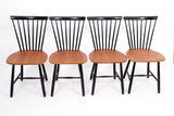 Set van 4 Spijlenstoelen Pastoe