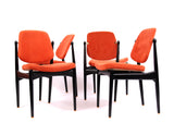 Set of 4 dining chairs Arne Vodder