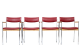 Set van 4 Thereca Eetkamerstoelen