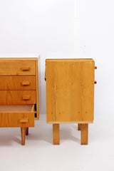 Set nachtkastjes van F. Mezulanik