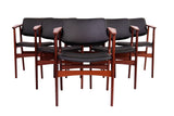 Set van 6 eettafelstoelen Arne Vodder