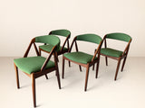 Set van 4 stoelen van de ontwerper Kai Kristiansen, 1970s