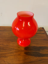 Orange glass table lamp Stepan Tabery, jaren '70 - Tjechoslovakije