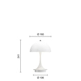 Panthella 160 V3 Portable Lamp Verner Panton