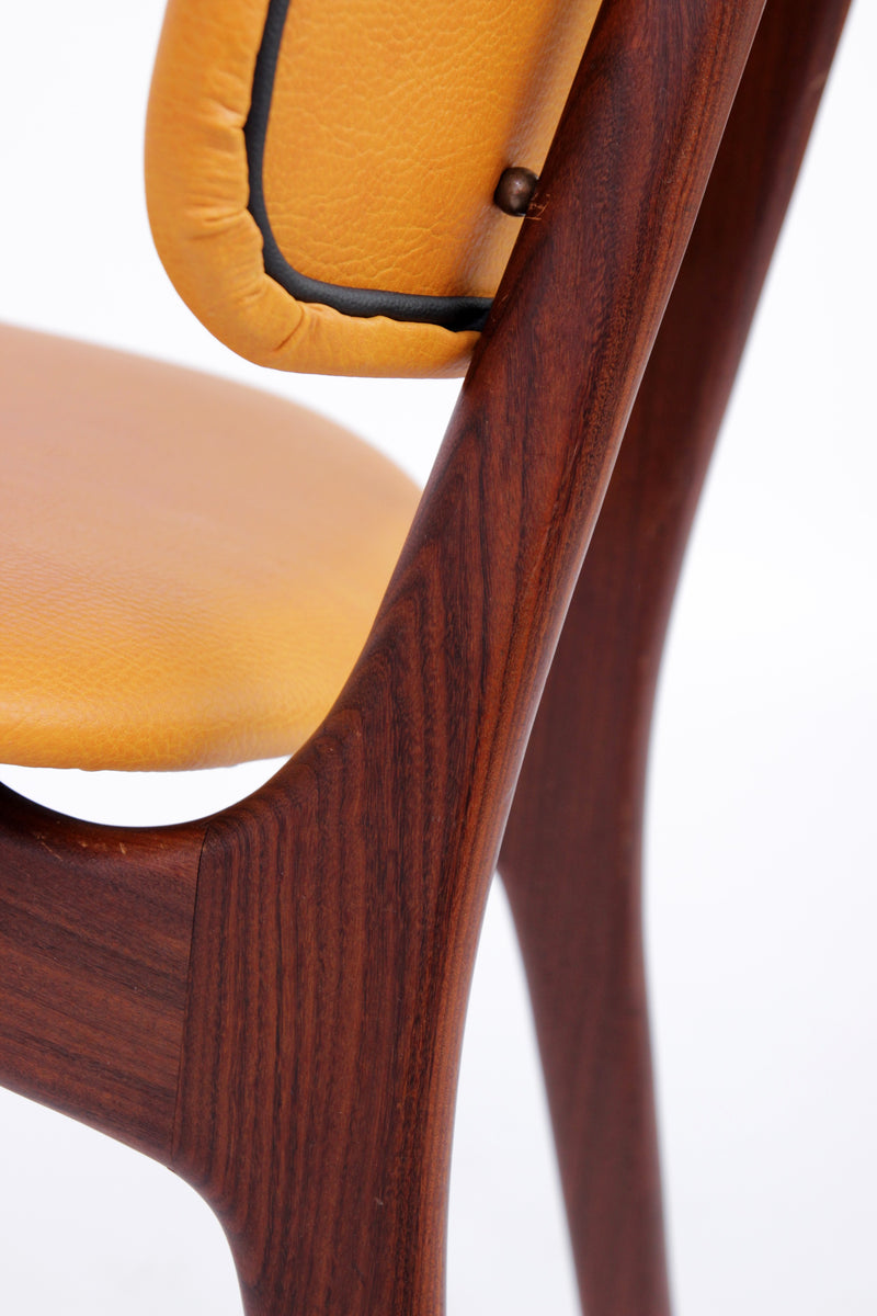 Set of 6 Dining Table Chairs Louis van Teeffelen 