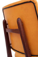 Set of 6 Dining Table Chairs Louis van Teeffelen 
