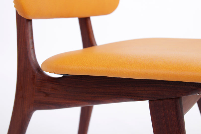Set of 6 Dining Table Chairs Louis van Teeffelen 
