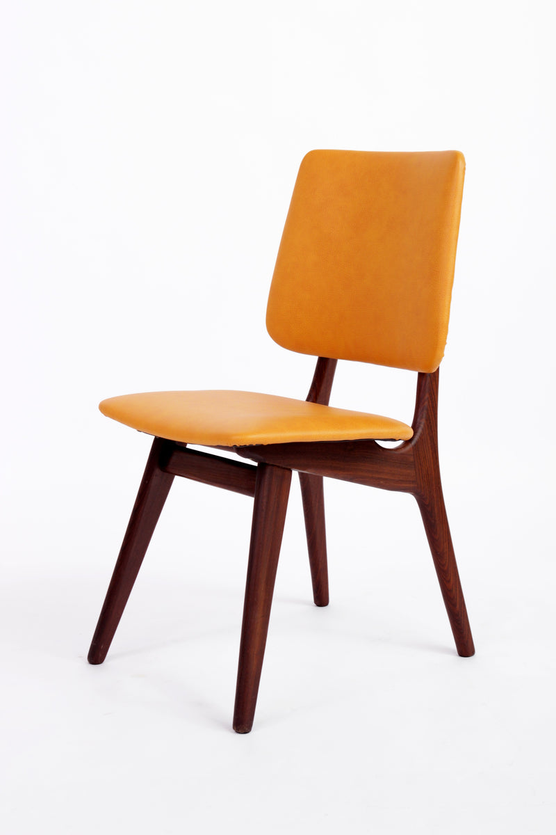 Set of 6 Dining Table Chairs Louis van Teeffelen 