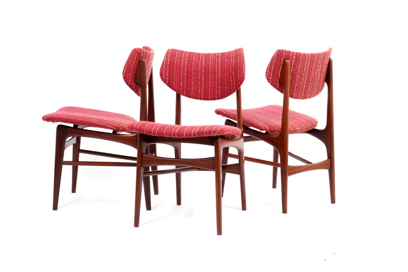 Set of 3 dining room chairs Louis van Teeffelen