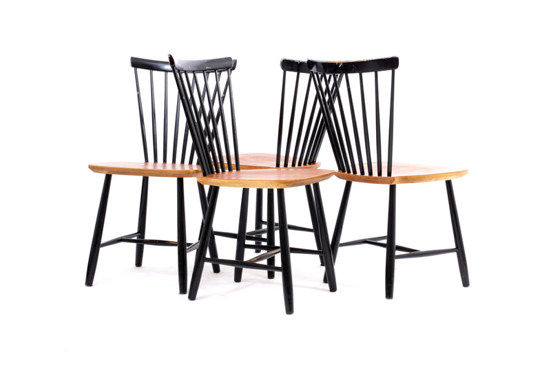 Set of 4 Pastoe bar chairs