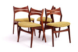 Set van 4 Eettafelstoelen Erik Buch