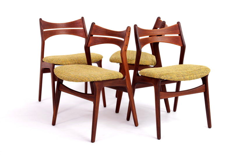 Set van 4 Eettafelstoelen Erik Buch