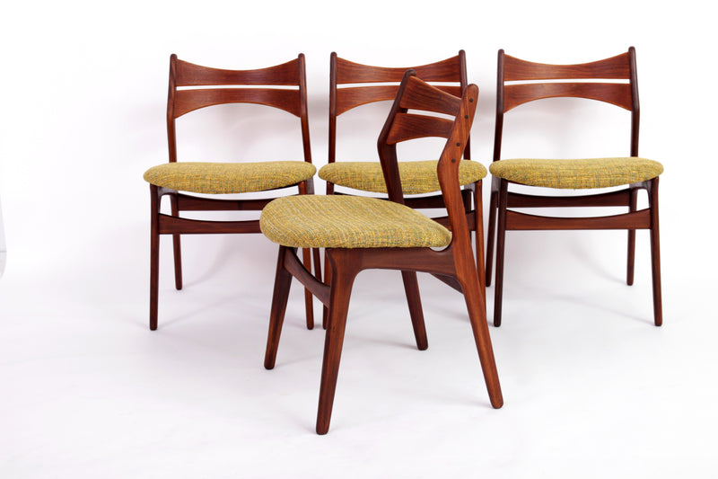 Set van 4 Eettafelstoelen Erik Buch