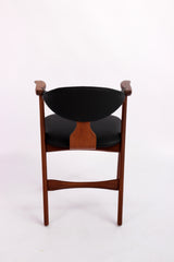 Set of 4 Dining Table Chairs Louis van Teeffelen 