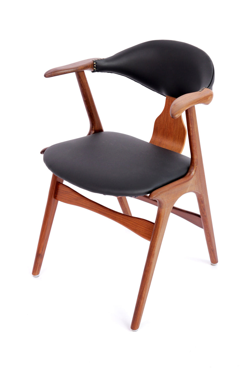 Set of 4 Dining Table Chairs Louis van Teeffelen 