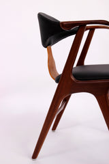 Set of 4 Dining Table Chairs Louis van Teeffelen 