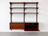 Vintage wandkast Poul Cadovius, System Cado - jaren '60 - palissander - 3 latten